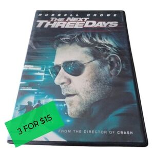 The Next Three Days Russell Crowe Action Adventure DVD Movie Crime Romance Film